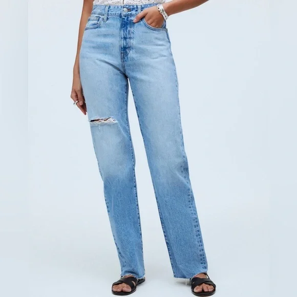 NWT Madewell The '90s Straight Jean, Size 28 - Picture 1 of 8